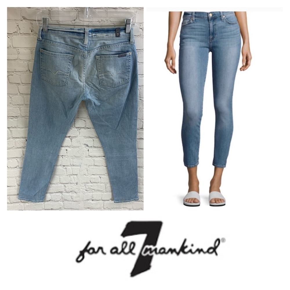 7 For All Mankind Cropped Gwenevere Jeans
